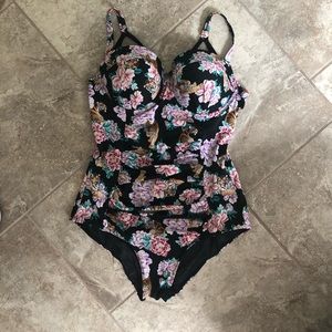Torrid One-piece push-up swimsuit